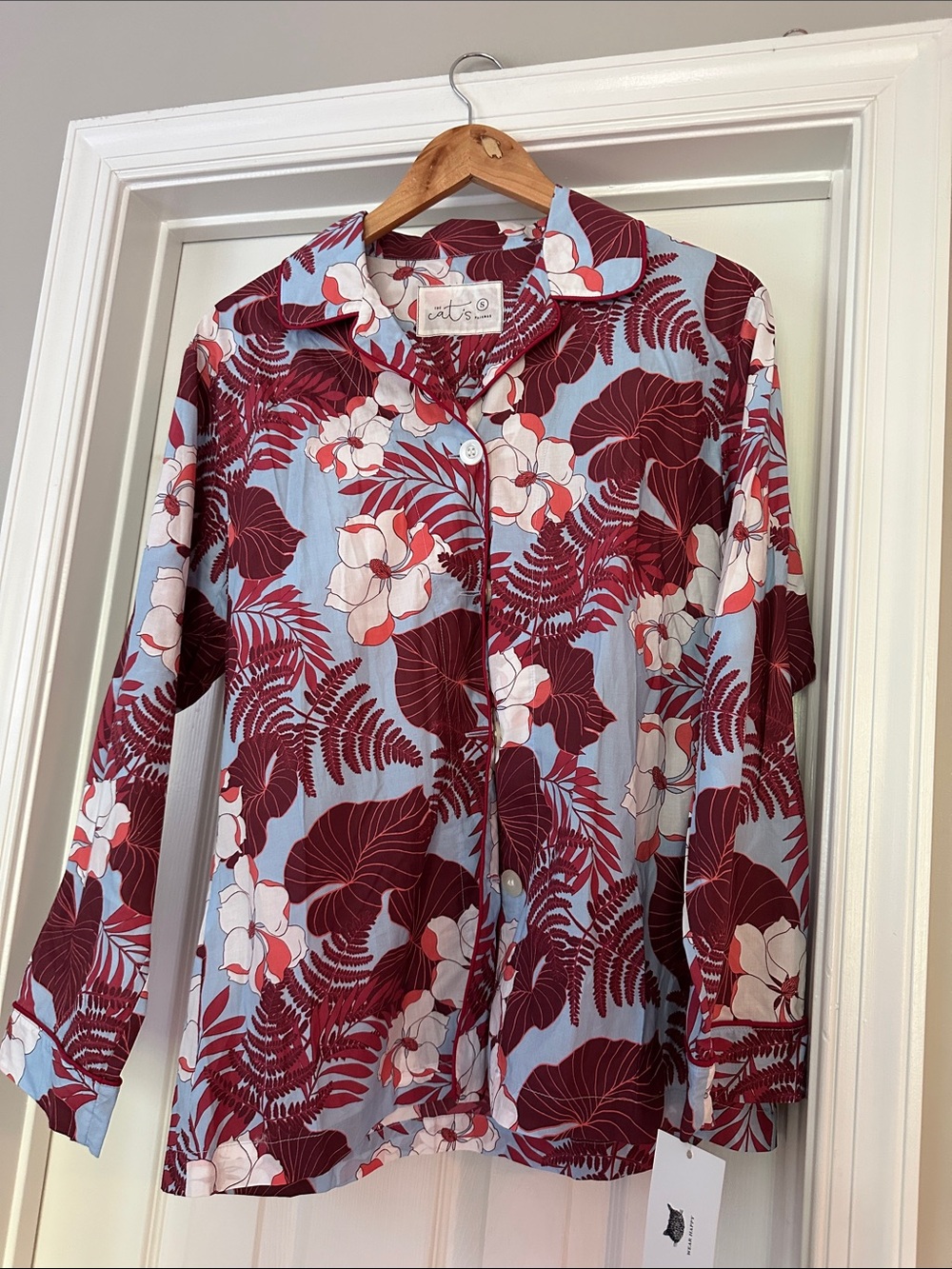 Cat’s pajama pajama top